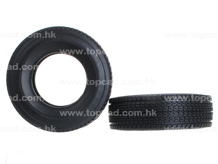 Wider Rubber Tire for Tractor Truck (2) / on-road